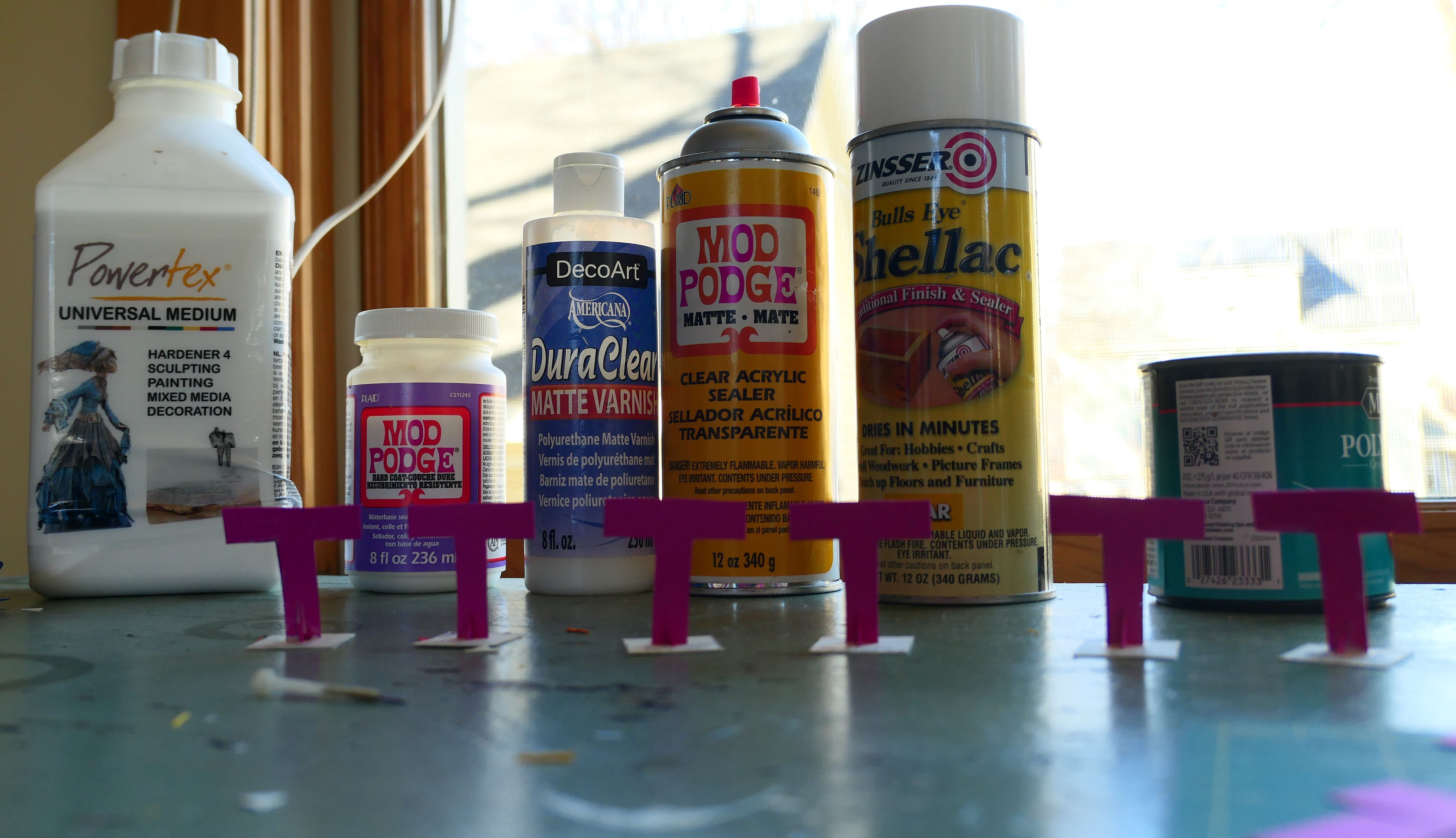 Paper Craft Repair (testing sealers)