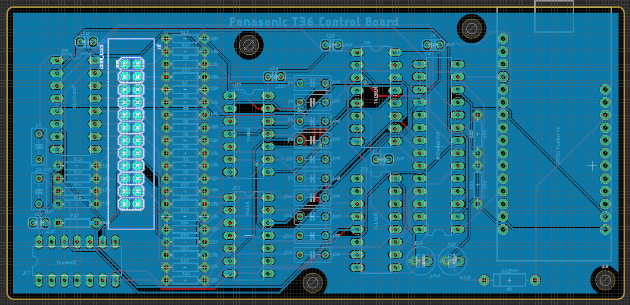Panasonic T36 PCB